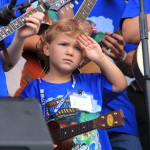 Young pickers at the 2015 Red, White & Bluegrass Festival - photo © Laura Tate Photography
