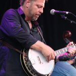 Ron Stewart with The Boxcars at the 2015 Red, White & Bluegrass Festival - photo © Laura Tate Photography
