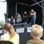 A pair of young fans enjoy Balsam Range at Red, White & Bluegrass 2012 - photo © Laura Tate Photography