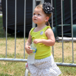 Tiny fan at Red, White & Bluegrass 2012 - photo © Laura Tate Photography