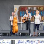 Sally Jones sitting in with Chris Jones & The Night Drivers at Red, White & Bluegrass (June 30, 2013) - photo by Bill Warren