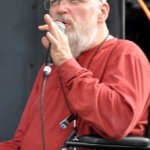 Dennis Jones of WNCW at Red, White & Bluegrass (July 1, 2013) - photo by Bill Warren