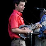 Scott Napier with Lost & Found at Red White & Bluegrass 2014 - photo by Jessica Boggs