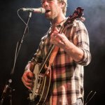 Graham Sharp with Steep Canyon Rangers in Pensacola (April 2015) - photo © Shelly Swanger