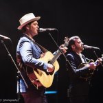 Woody Platt and Mike Guggino with Steep Canyon Rangers in Pensacola (4/6/15) - photo © Shelly Swanger