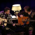 Vince Gill and Travis Tritt perform at the Earl Scruggs tribute concert (1/11/14) - photo by John Goad