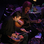 Rob Ickes and Randy Scruggs perform at the Earl Scruggs tribute concert (1/11/14) - photo by John Goad