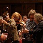 Mega banjo jam at the dedication of the Earl Scruggs Center - photo by John Goad