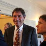 Ron Thomason at George Shuffler's funeral (4/9/14) - photo by Becky Johnson