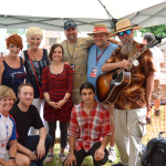 Sierra Hull backstage at the 2015 Smithville Jamboree - photo by Bill Conger
