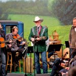 Carl Jackson, Doyle Lawson and Paul Brewster on Simply Bluegrass - photo © 2013 by Phil Johnson