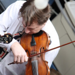 Stuart Duncan at the Soggy Bottom Boys show in Galtinburg (3/22/14) - photo by Jessica Boggs