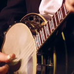 Up close and personal with Ron Stewart of The Boxcars at the Southern Ohio Indoor Music Festival (April 2012) - photo by Daniel Mullins