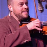 Evan McGregor with with Joe Mullins & the Radio Ramblers at the 2013 SOIMF - photo by Bill Warren