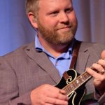 Mike Terry with Joe Mullins & the Radio Ramblers at the 2013 SOIMF - photo by Bill Warren