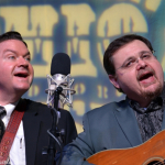 Joe Mullins and Junior Sisk at the Southern Ohio Indoor Music Festival (March 2014) - photo by Bill Warren