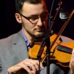 Jason Barie with Joe Mullins & the Radio Ramblers at the 2014 Fall Southern Ohio Indoor Music Festival - photo by Bill Warren