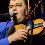 John Rigsby with Ralph Stanley II at the 2014 Fall Southern Ohio Indoor Music Festival - photo by Bill Warren