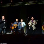 Russell Moore, James King, Joe Mullins and Marty Raybon sing at the 2014 Fall Southern Ohio Indoor Music Festival - photo by Bill Warren