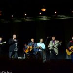 Russell Moore, James King, Joe Mullins and Marty Raybon sing at the 2014 Fall Southern Ohio Indoor Music Festival - photo by Bill Warren