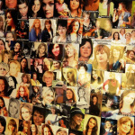 Daughters of Bluegrass collage at SPBGMA 2013 - photo by Valerie Gabehart