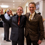 Mark Delaney and Ira Gitlin at the 2016 International Bluegrass Music Awards - photo © Tara Linhardt