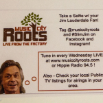 Back of the Jim Lauderdale mask at the 2015 World of Bluegrass - photo © Tara Linhardt