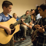 Kids jam room at World of Bluegrass 2015 - photo © Tara Linhardt