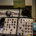 Bluegrass Caravan booth in the exhibit hall at World of Bluegrass 2015 - photo © Tara Linhardt