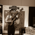 Showcase performance at the Birthplace of Country Music booth at World of Bluegrass 2015 - photo © Tara Linhardt