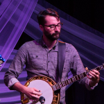 Wes Corbett with Molly Tuttle Band at the 2016 Wold of Bluegrass - photo © Tara Linhardt