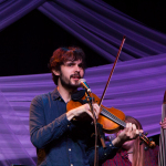 John Mailander with Molly Tuttle Band at the 2016 Wold of Bluegrass - photo © Tara Linhardt