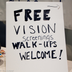 Free vision checks at World of Bluegrass 2016 - photo by Tara Linhardt
