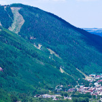 Downtown and the ski area at Telluride 2012 - photo © Jason Lombard