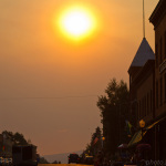 Smokey sunset at Telluride 2012 - photo © Jason Lombard