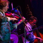 Stuart Duncan, Béla Fleck and Edgar Meyer at Telluride 2012 - photo © Jason Lombard