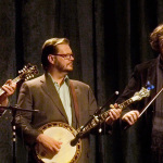 House band on the set of Christmas: The Mountain Way (June 2012) - photo by Penni McDaniel