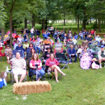 Enjoying the day at the first Tippecanoe & Bluegrass Too festival in Lafayette, IN