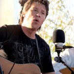 Ronnie Bowman with Travelin' McCourys at Cumberland Park (9/23/12) - photo by Woody Edwards