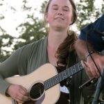 Courtney Hartman with Travelin' McCourys at Cumberland Park (9/23/12) - photo by Woody Edwards