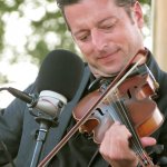 Jason Carter with Travelin' McCourys at Cumberland Park (9/23/12) - photo by Woody Edwards