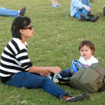 Enjoying the music with Travelin\' McCourys at Cumberland Park (9/23/12) - photo by Woody Edwards