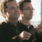 Larry Stephenson and Alan Bartram with Travelin\' McCourys at Cumberland Park (9/23/12) - photo by Woody Edwards