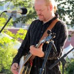Markus Stadler with Volunteer String Band with Travelin' McCourys at Cumberland Park (9/23/12) - photo by Woody Edwards
