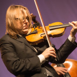 Nicky Sanders with Steep Canyon Rangers at Wide Open Bluegrass 2015 - photo © Todd Powers