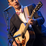 Buddy Robertson with Flatt Lonesome at Wide Open Bluegrass 2015 - photo © Todd Powers