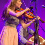 Maggie O'Connor with the O'Connor Family Band at Wide Open Bluegrass 2015 - photo © Todd Powers