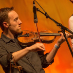 Justin Moses with Band of Ruhks at Wide Open Bluegrass 2015 - photo © Todd Powers