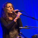 Nicky Mehta with The Wailin' Jennys at Wide Open Bluegrass 2015 - photo © Todd Powers
