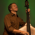 Travis Book with Infamous Stringdusters at Wide Open Bluegrass 2015 - photo © Todd Powers